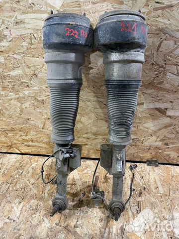 Пневмостойка Мерседес W221 4matic передняя левая