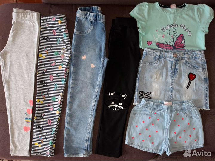 Вещи пакетом на девочку 116 122
