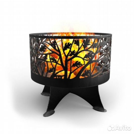 Кострище металлическая 50см