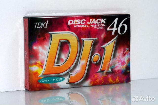 Аудиокассета TDK DJ-1 46 japan market (6956)