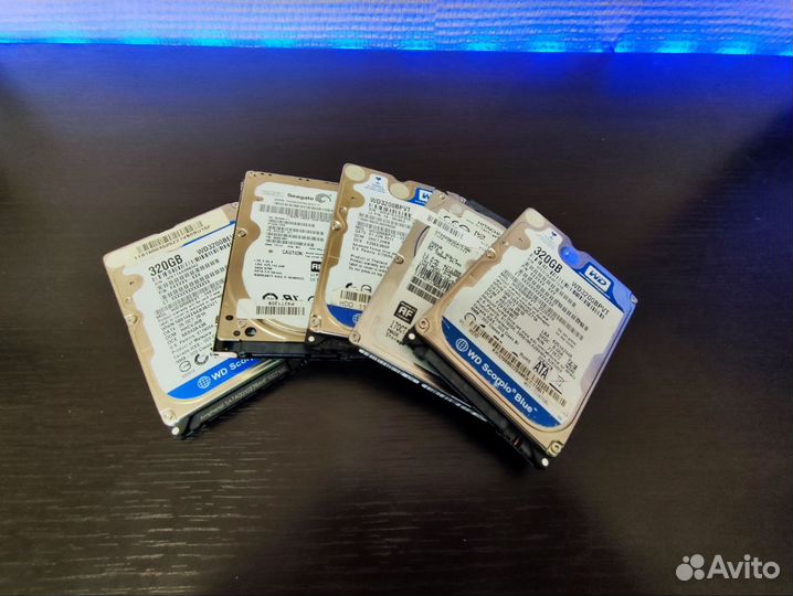 HDD для ноутбука - 320, 500Gb (Windows 10)