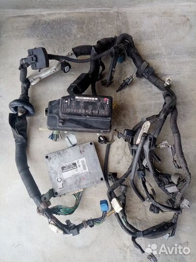 Компьютер и блок предохранителей toyota