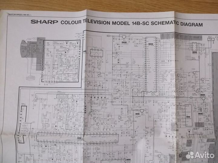 Электрическая схема телевизора sharp