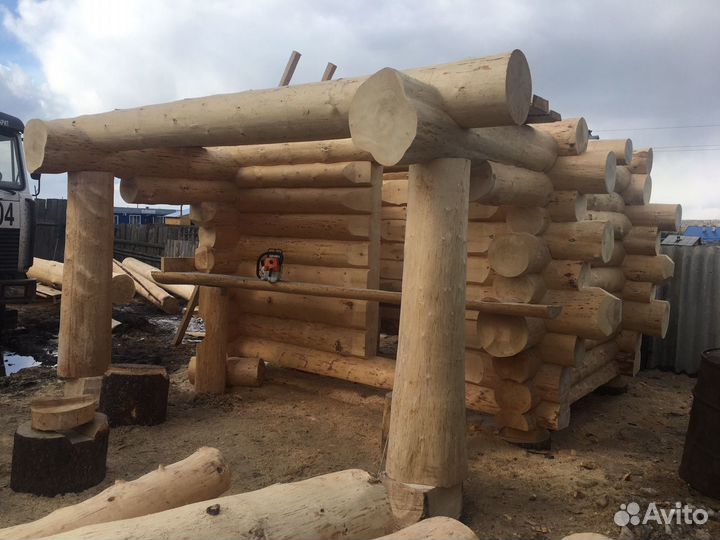 Сруб из бревна