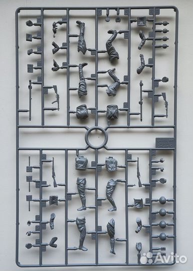 Пулемёт дшк с расчетом - сборная миниатюра