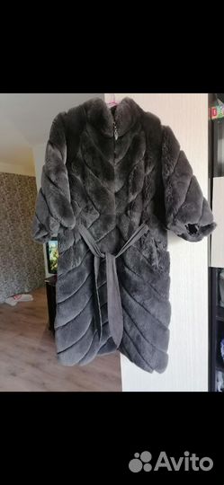 Шуба стриженный кролик