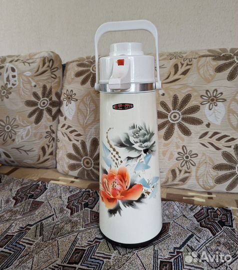 Термос помповый китайский СССР 2л