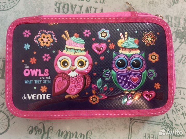 Пенал школьный для девочки