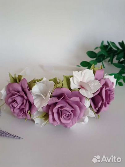 Ободок для волос ручной работы