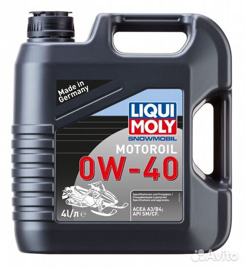 Моторное масло 4-х тактное Liqui Moly Snowmobil Mo