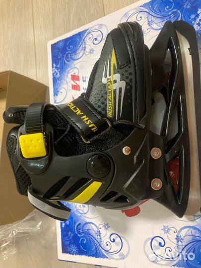 Коньки детские раздвижные р 27 30