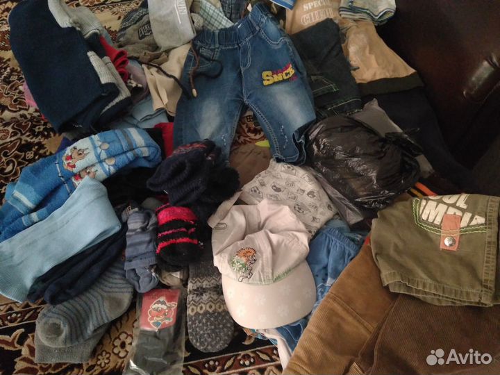 Детские вещи пакетом на мальчика 3-5лет