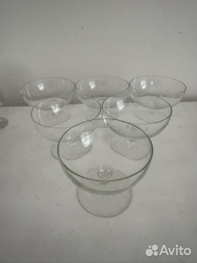 Набор стаканов бокалов креманок