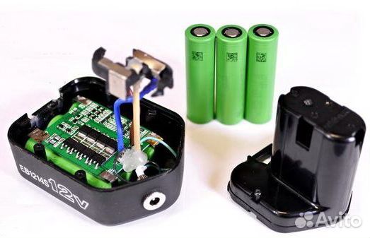 Ремонт аккумуляторов шуруповерта, робот пылесос