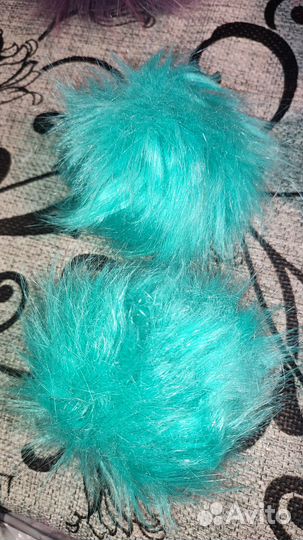 Помпоны из искусственного меха, цена за все 10шт