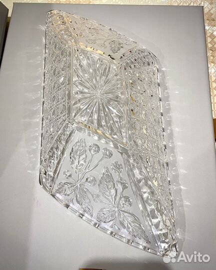 Хрустальный салатник СССР