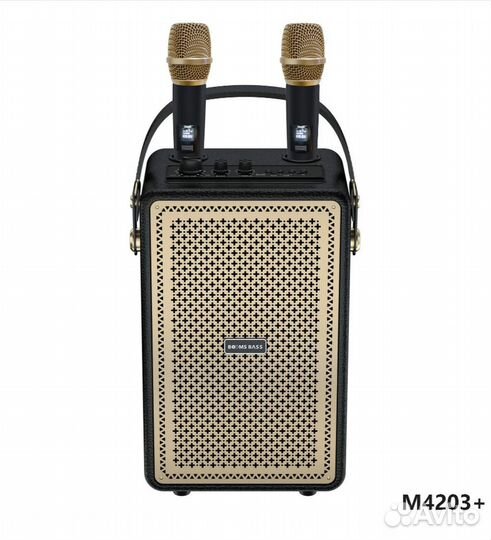 Беспроводная колонка-караоке Booms Bass M4203+ Ste