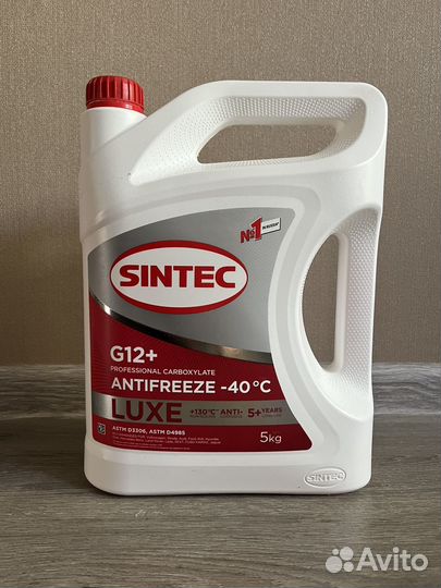 Антифриз sintec Luxe G12+