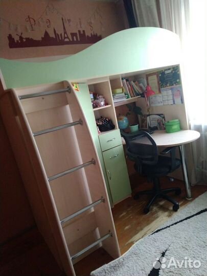 Детская кровать чердак