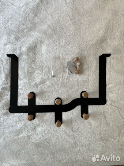 Вешалка органайзер на дверь с крючками для одежды