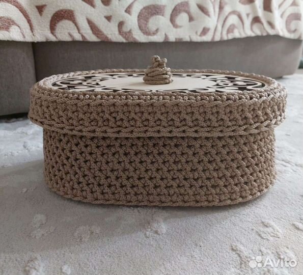 Корзина из полиэфирного шнура