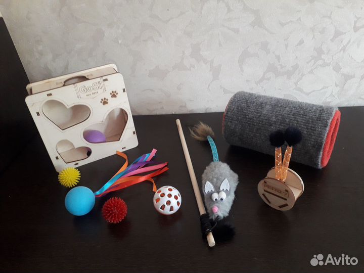 Набор игрушек для котят и кошек