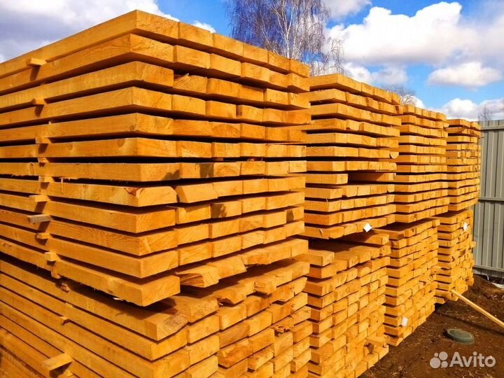 Доска из сосны 50х200х6000мм, гарантия качества