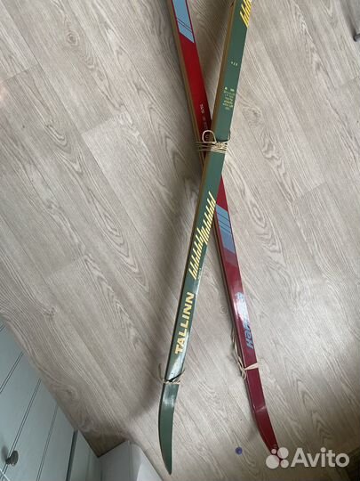 Лыжи деревянные