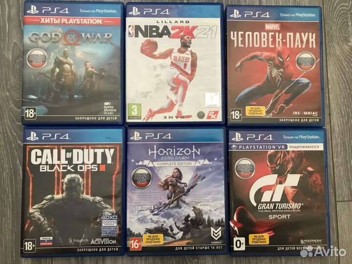 Игра, диски sony playstation 4