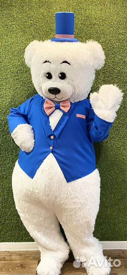 Ростовая кукла белый медведь и зайка