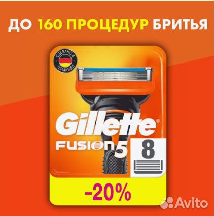 Лезвия для бритья gillette fusion