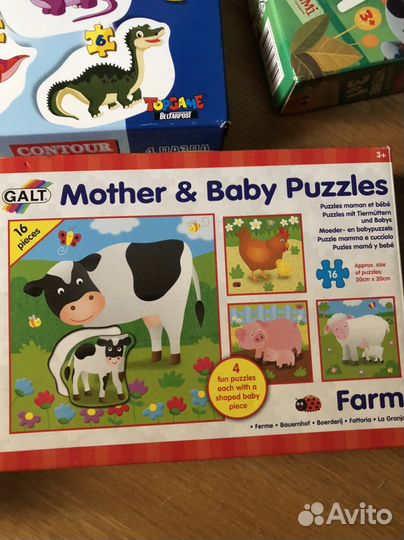 Пазлы для малышей, игра мимимишки и магн. счет