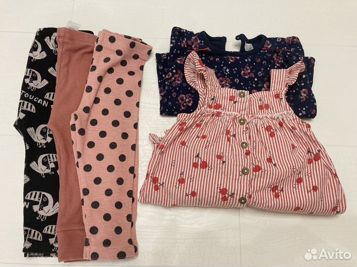 Пакет вещей на девочку 68 74 Tu, F&F