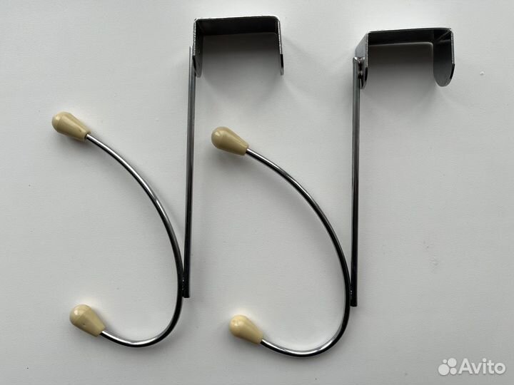 Вешалка настенная металлическая и 2 крючка
