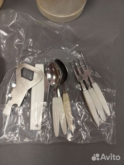 Туристический набор ложка вилка нож СССР