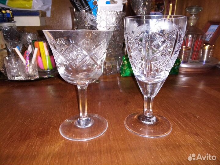 Хрусталь стопки рюмки фужеры импорт/ссср