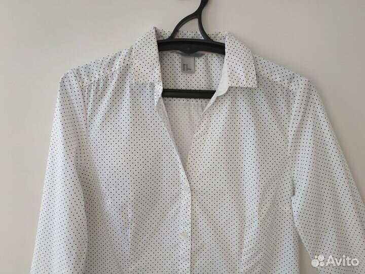 Рубашка белая женская H&M р.46/48