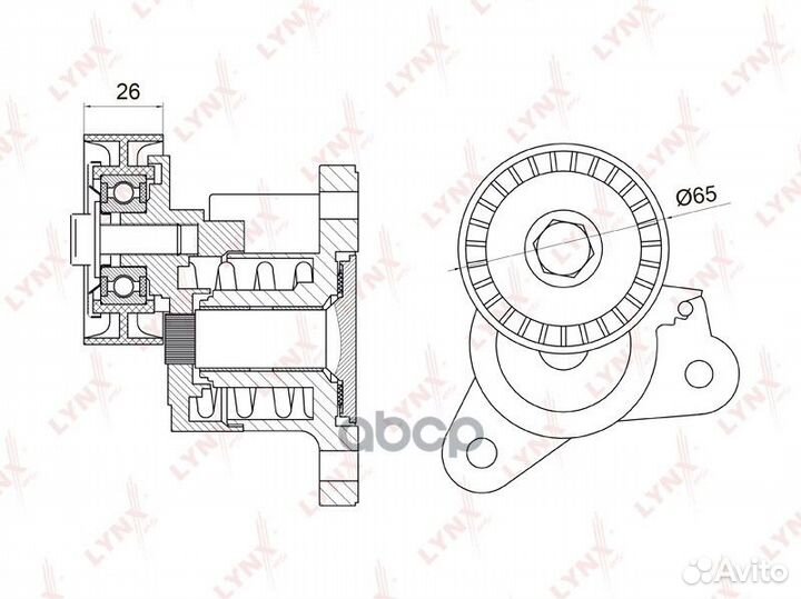 Натяжитель ремня навесного оборудования PT3022