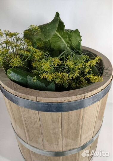 Кадка дубовая 30 л. Беспл. дост. по г. Белгород