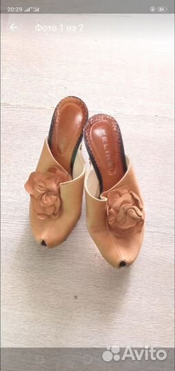 Ботильоны натуральная кожа 37