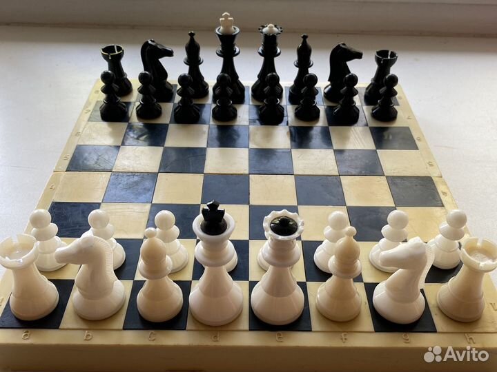 Шахматы СССР №19 карболитовые
