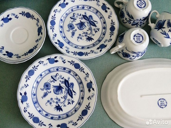 Чайно-столовый Zwiebelmuster Германия