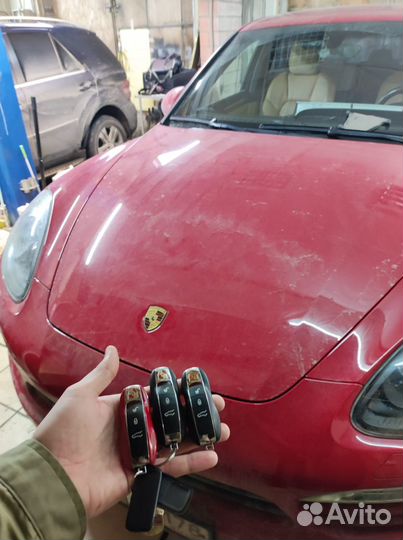 Автомобильный ключ Porsche с программированием