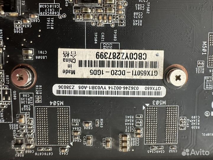 Видеокарта Geforce GTX 650 Ti
