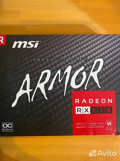 Видеокарта MSI RX570 4Gb