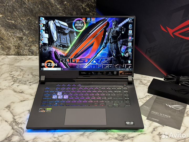 Asus Rog Strix G15 144Hz Ryzen 7 16x/RTX 3050TI/16