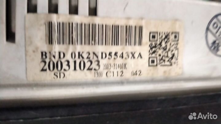 Панель приборов для Kia Spectra