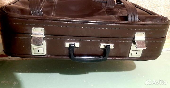 Кожаный чемодан СССР