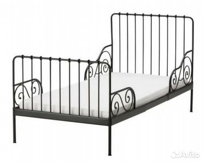 Кровать детская икеа раздвижная миннен