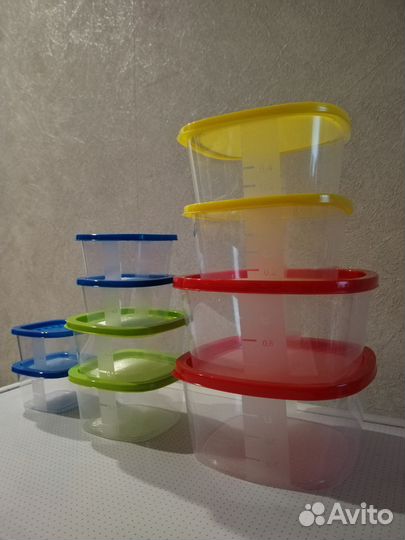 Набор контейнеров новый 10 шт